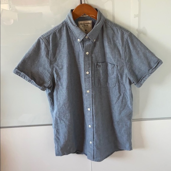 Abercrombie & Fitch Other - Abercrombie and Fitch Mens Grey Short Sleeve Shirt